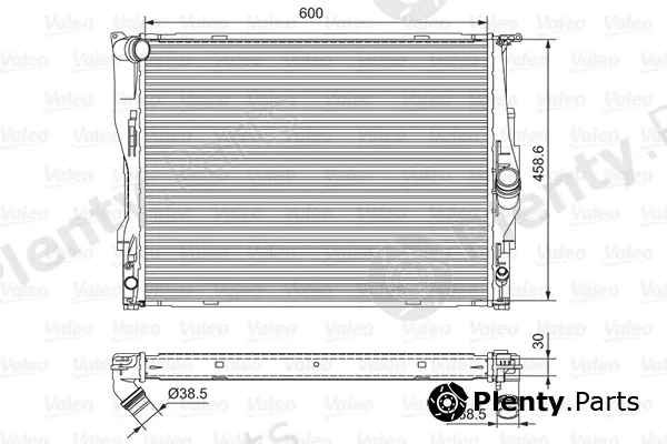 Valeo 701542 — Radiator, engine cooling