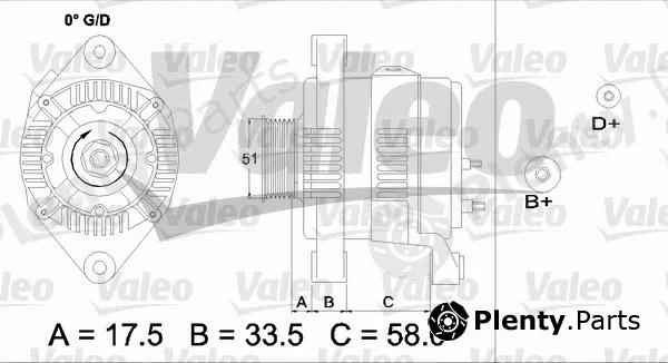 Valeo 436683 — Alternator VALEO RE-GEN REMANUFACTURED