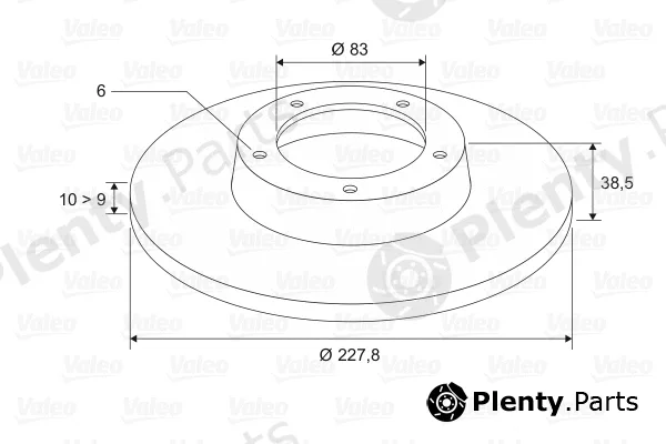 Valeo 186226 — Brake Disc