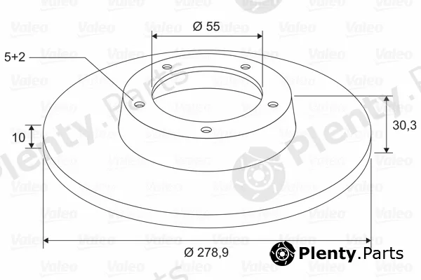 Valeo 197702 — Brake Disc