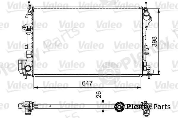 Valeo 732877 — Radiator, engine cooling