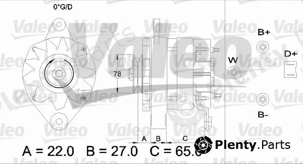 Valeo 433451 — Alternator VALEO RE-GEN REMANUFACTURED