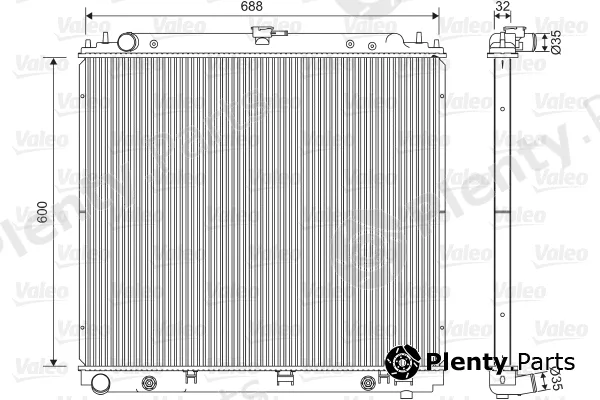 Valeo 701566 — Radiator, engine cooling