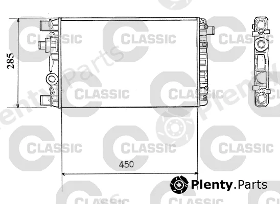 Valeo 232789 — Radiator, engine cooling VALEO CLASSIC