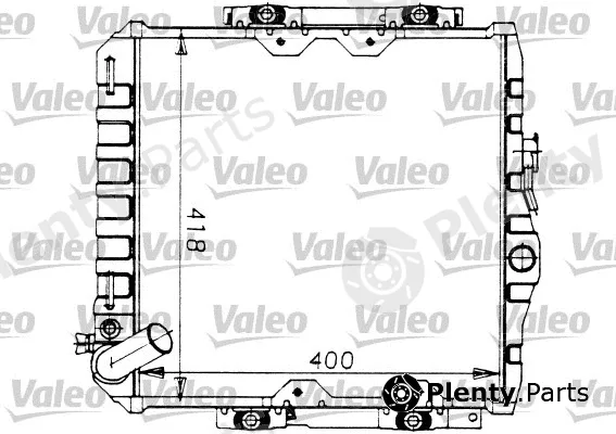 Valeo 730447 — Radiator, engine cooling