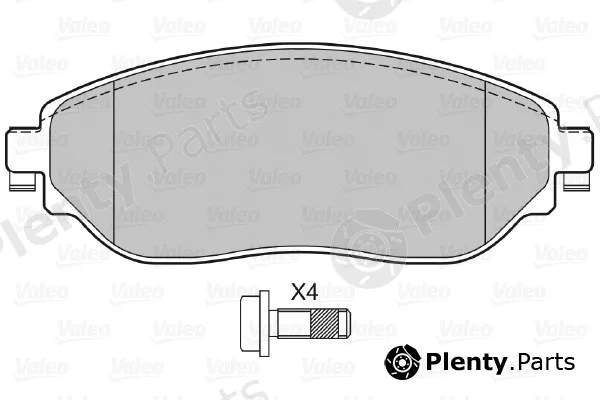Valeo 601485 — Brake Pad Set, disc brake