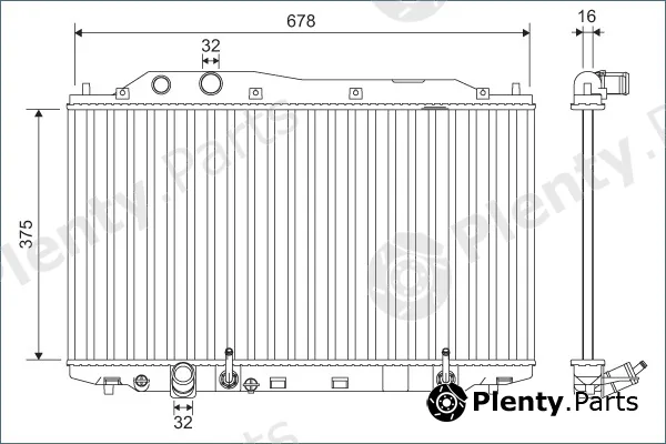 Valeo 701135 — Radiator, engine cooling