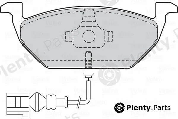 Valeo 670408 — Brake Pad Set, disc brake