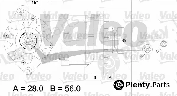 Valeo 436295 — Alternator VALEO RE-GEN REMANUFACTURED