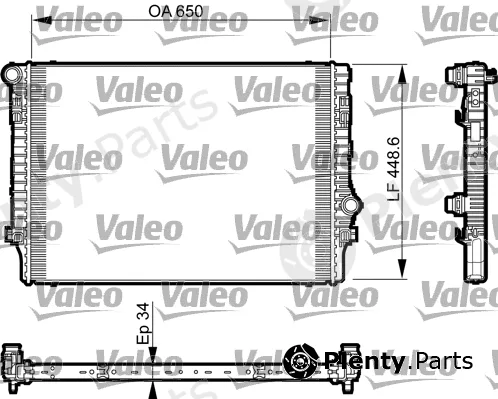 Valeo 735548 — Radiator, engine cooling