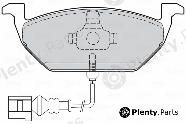 Valeo 301408 — Brake Pad Set, disc brake FIRST