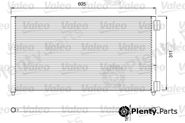 Valeo 817799 — Condenser, air conditioning