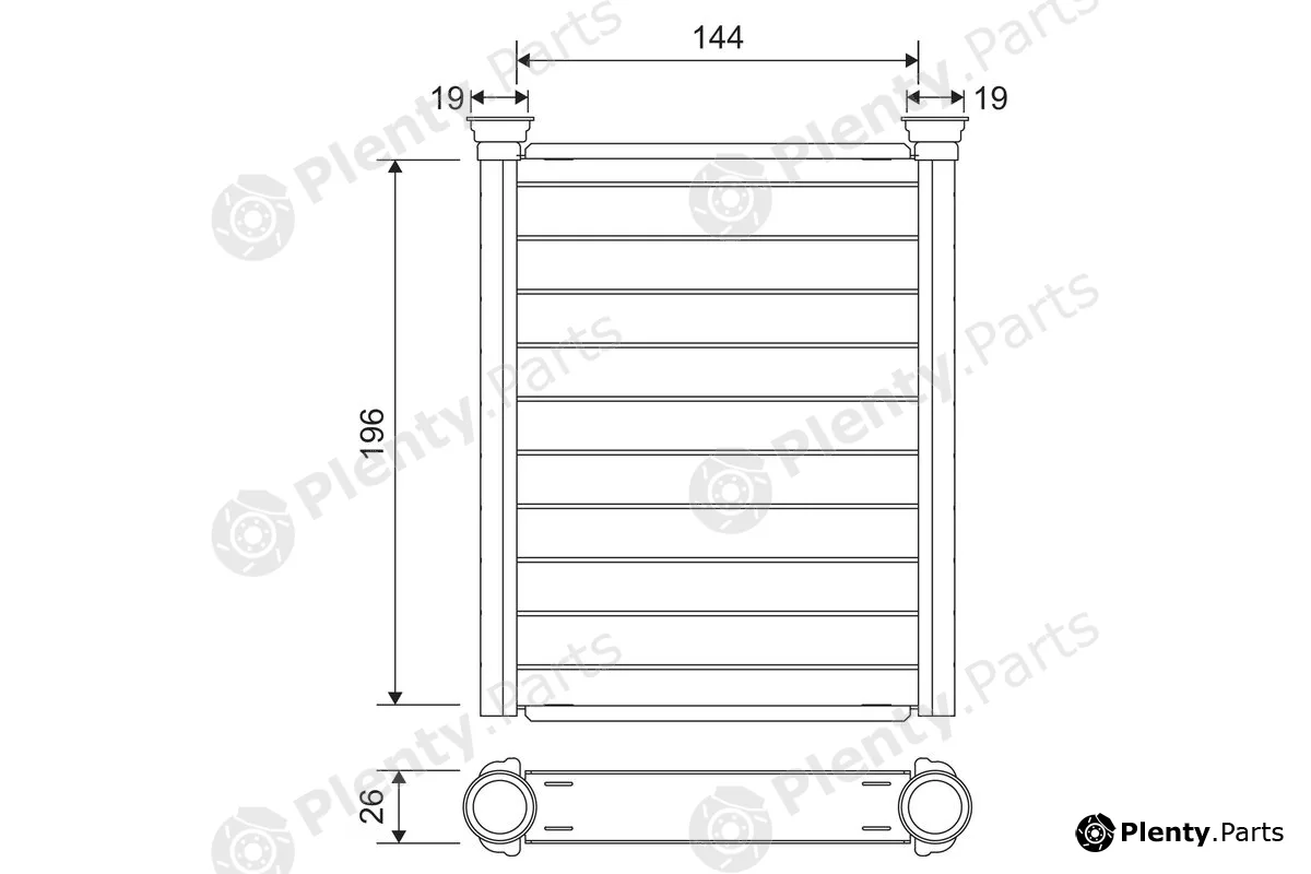 Valeo 811589 — Heat Exchanger, interior heating