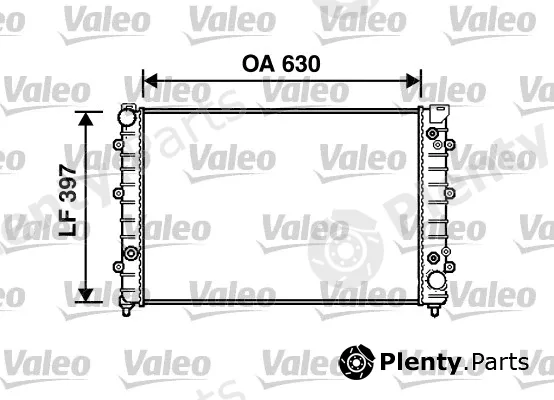Valeo 731759 — Radiator, engine cooling
