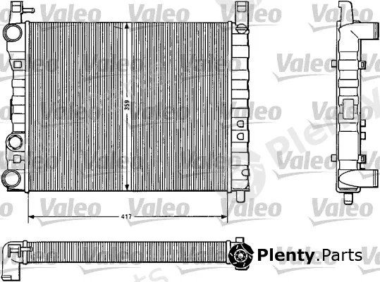 Valeo 883824 — Radiator, engine cooling