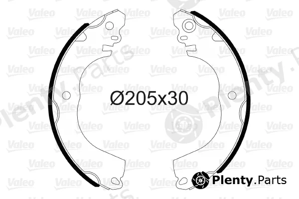 Valeo 564202 — Brake Shoe Set