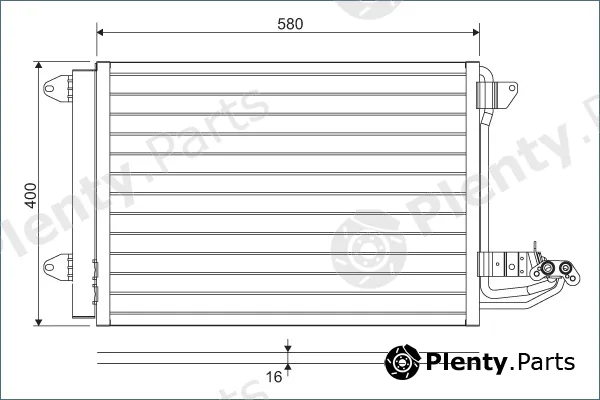 Valeo 817777 — Condenser, air conditioning
