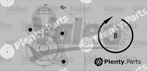 Valeo 458179 — Starter VALEO RE-GEN REMANUFACTURED
