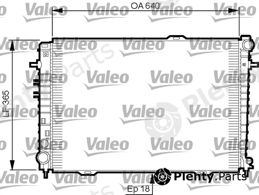 Valeo 735500 — Radiator, engine cooling