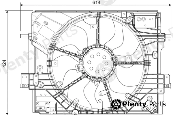 Valeo 696458 — Fan, engine cooling