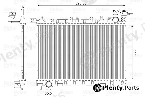 Valeo 732405 — Radiator, engine cooling