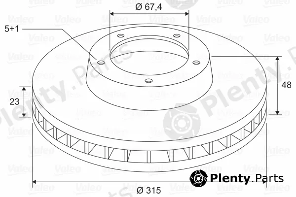 Valeo 197801 — Brake Disc
