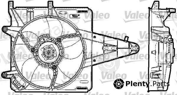 Valeo 698519 — Fan, engine cooling