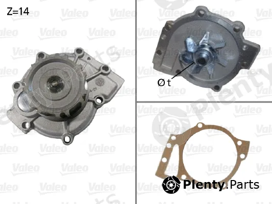 Valeo 506588 — Water Pump, engine cooling