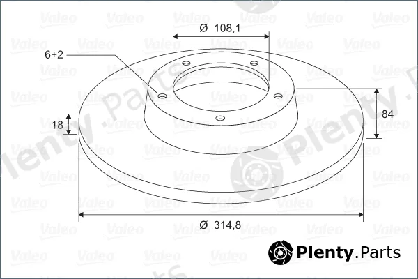 Valeo 297691 — Brake Disc