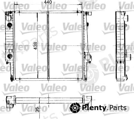 Valeo 819400 — Radiator, engine cooling