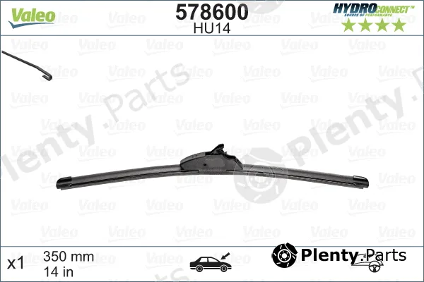 Valeo 578600 — Wiper Blade HYDROCONNECT UPGRADE