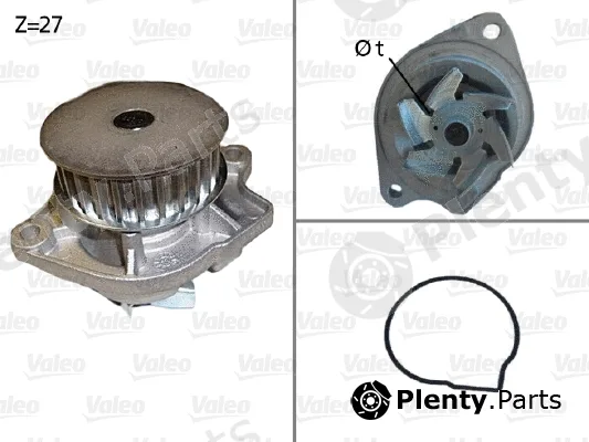 Valeo 506576 — Water Pump, engine cooling