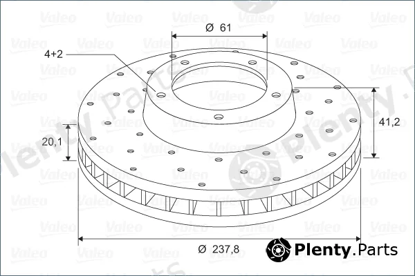 Valeo 886229 — Brake Disc