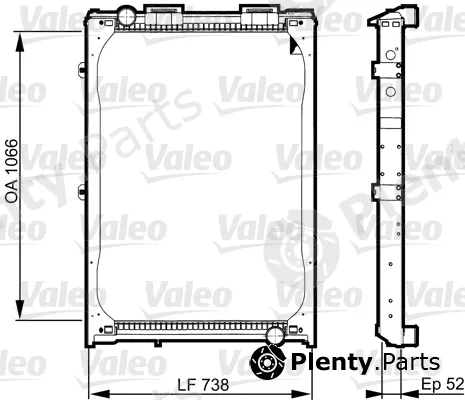 Valeo 733529 — Radiator, engine cooling NEW PART