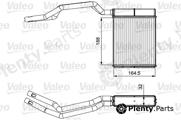 Valeo 812367 — Heat Exchanger, interior heating
