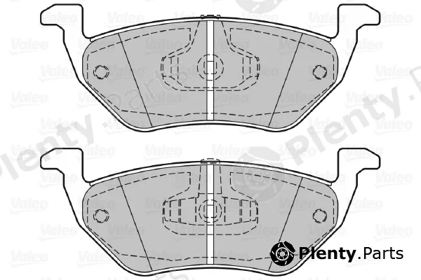 Valeo 601296 — Brake Pad Set, disc brake