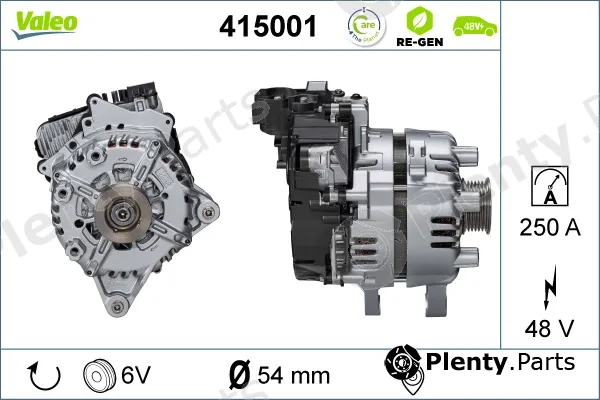 Valeo 415001 — Alternator, starter VALEO RE-GEN REMANUFACTURED