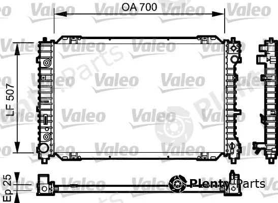 Valeo 734468 — Radiator, engine cooling