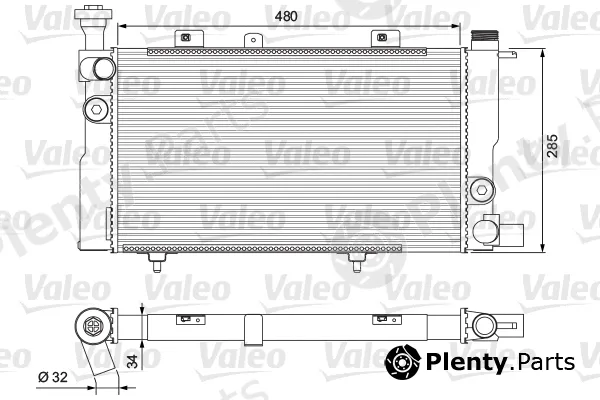Valeo 310892 — Radiator, engine cooling VALEO CLASSIC