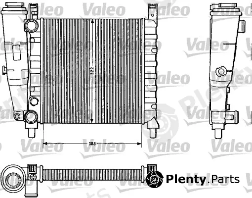 Valeo 883812 — Radiator, engine cooling
