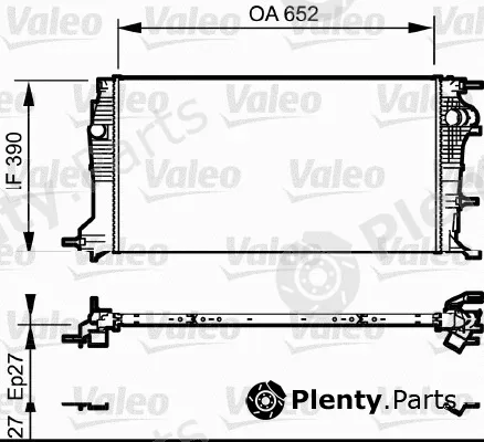 Valeo 735182 — Radiator, engine cooling