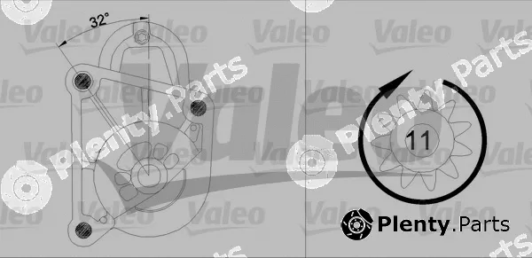 Valeo 455936 — Starter VALEO RE-GEN REMANUFACTURED