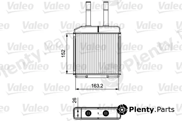 Valeo 811522 — Heat Exchanger, interior heating