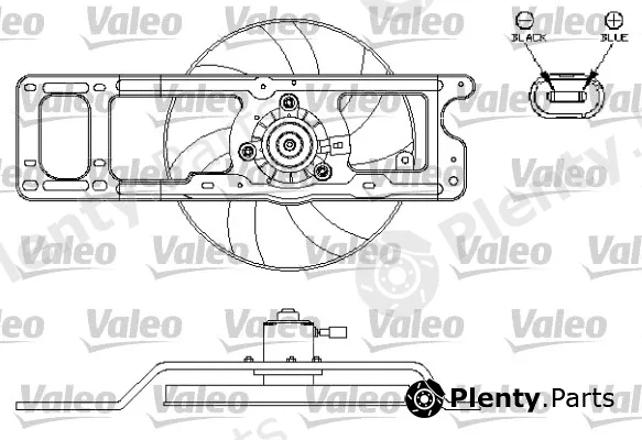 Valeo 696216 — Fan, engine cooling