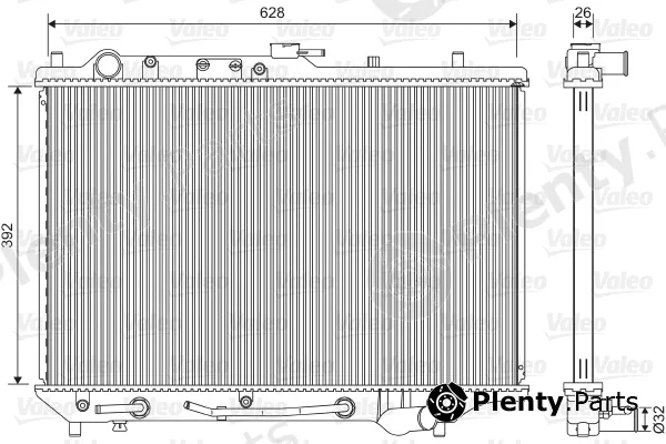 Valeo 701550 — Radiator, engine cooling