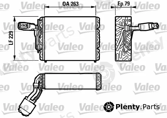 Valeo 817110 — Evaporator, air conditioning