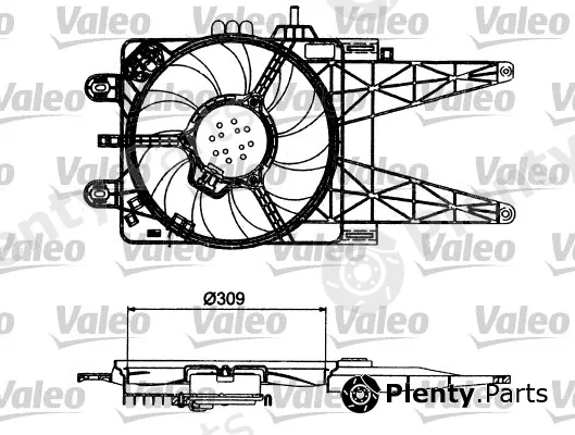 Valeo 698484 — Fan, engine cooling