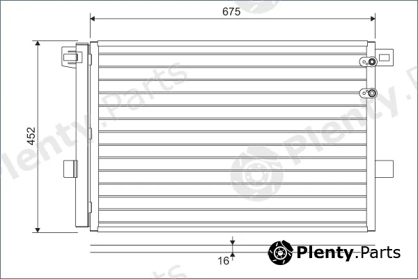 Valeo 814054 — Condenser, air conditioning