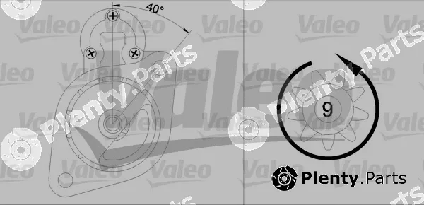 Valeo 433336 — Starter VALEO RE-GEN REMANUFACTURED