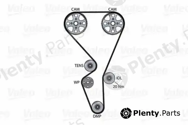 Valeo 614542 — Water Pump & Timing Belt Kit